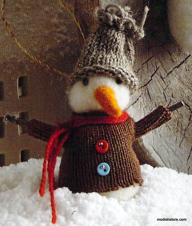 Roost Wooly Snowmen - Set/6