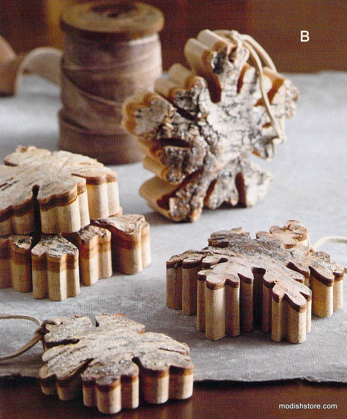 Roost Birch Ornaments