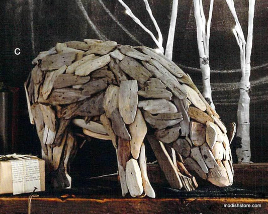 Roost Driftwood Polar Bears