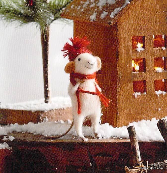 Roost Yuletide Mice - Set Of 5