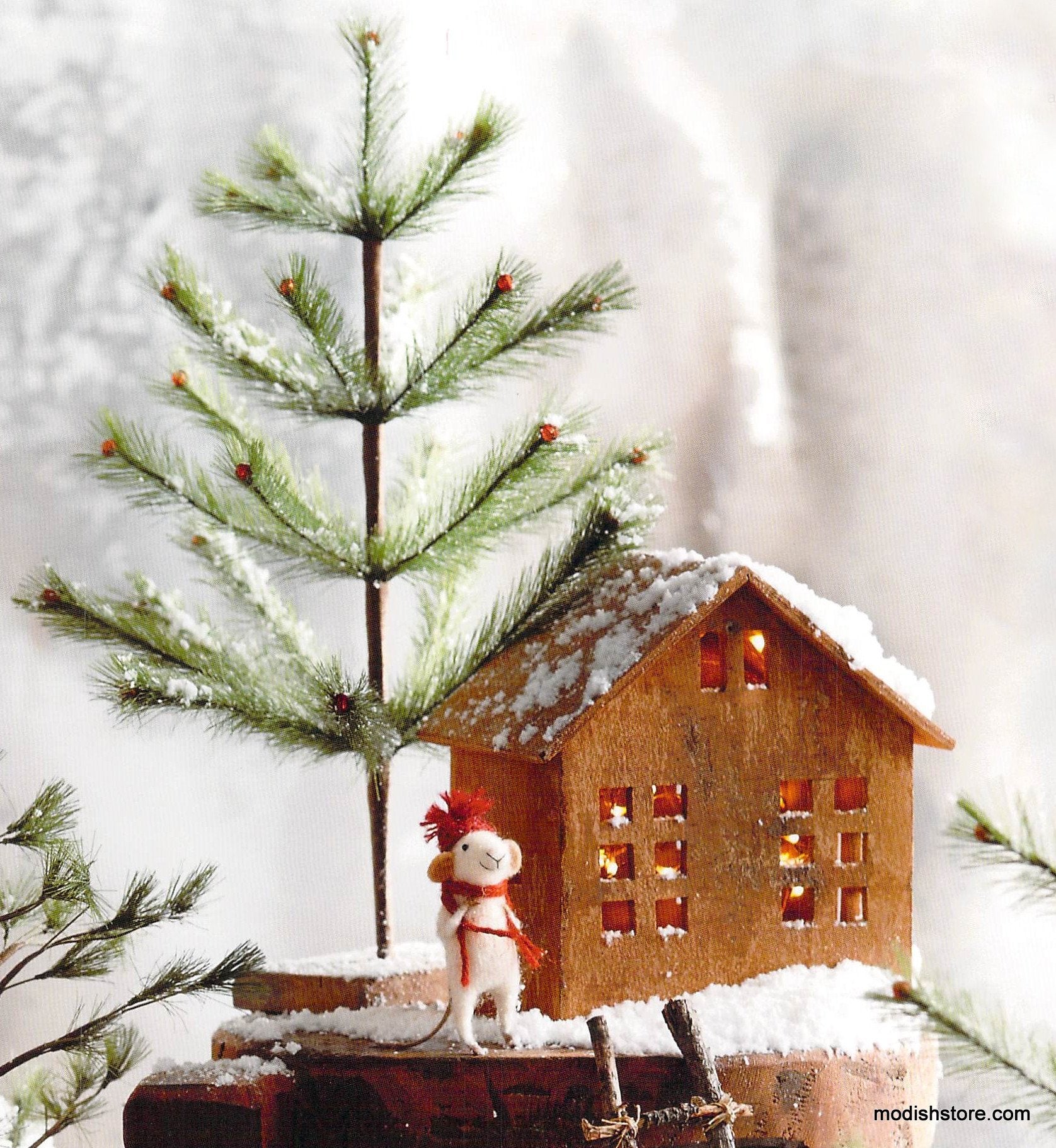 Roost Verdant Trees - Set Of 4