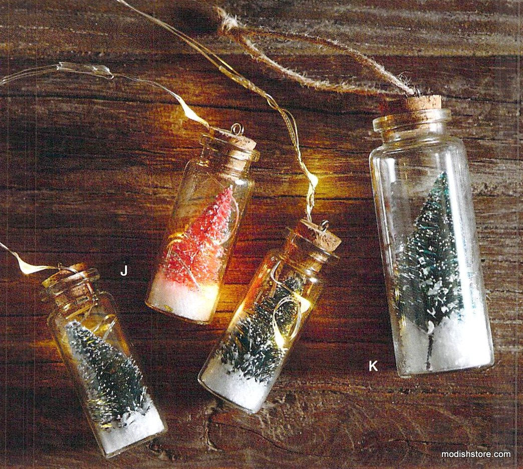 Roost Brushy Tree Light Strands & Ornaments
