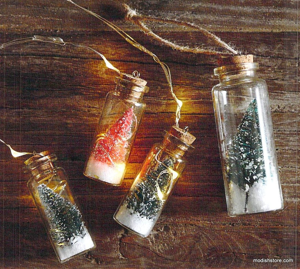 Roost Brushy Tree Light Strands & Ornaments