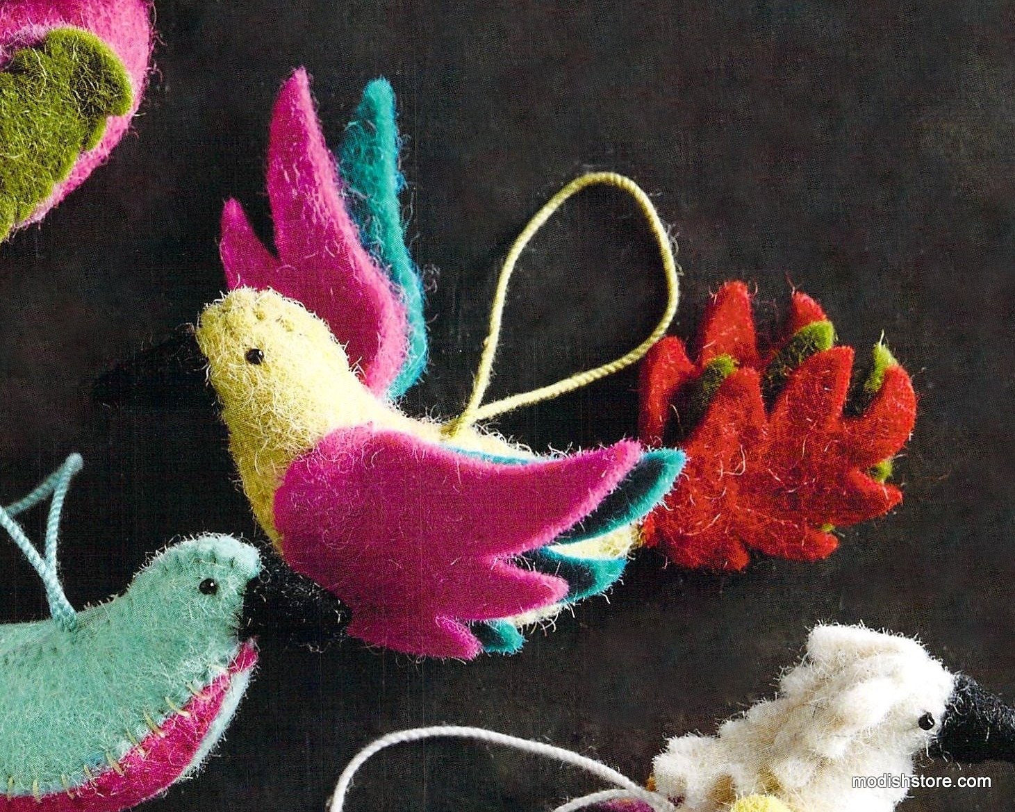 Roost Bird of Paradise Ornaments - Set Of 10