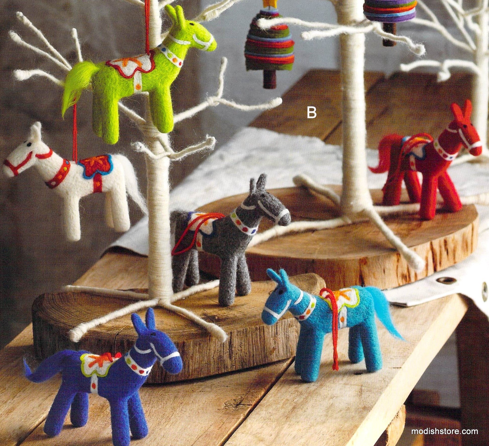 Roost Felt Festival Ornaments