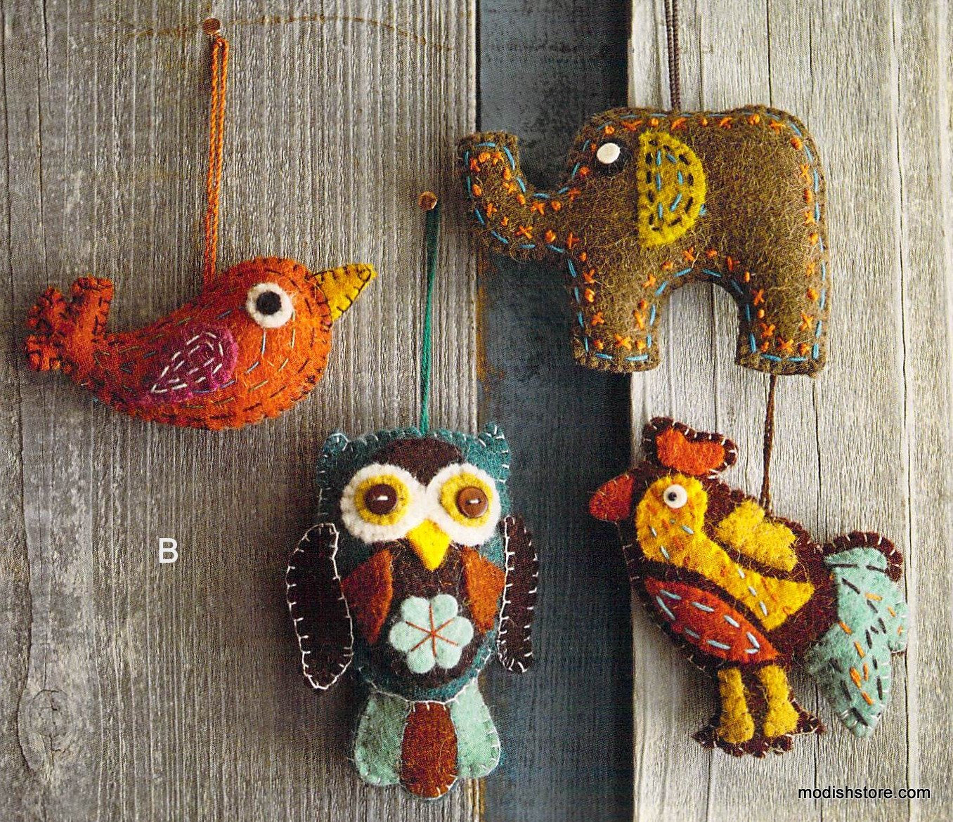 Roost Good Morning Menagerie & Friendly Flower Ornaments