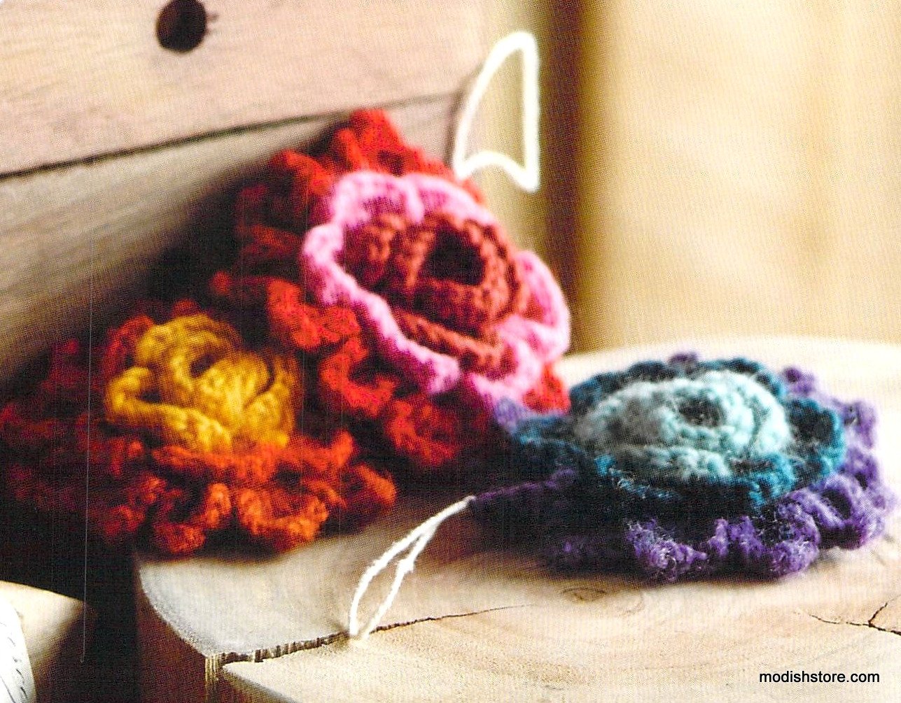 Roost Floret Crochet Ornaments