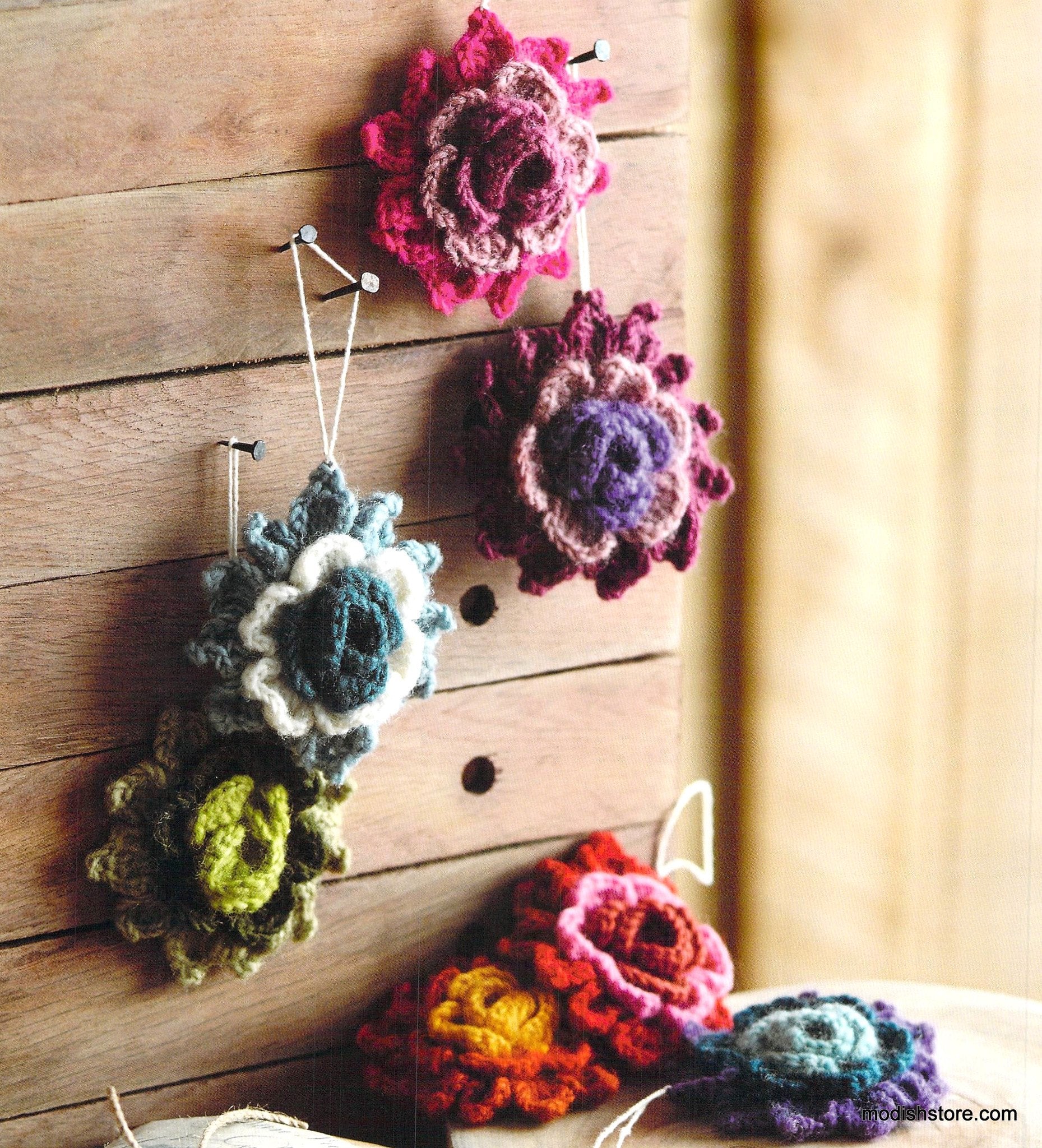 Roost Floret Crochet Ornaments