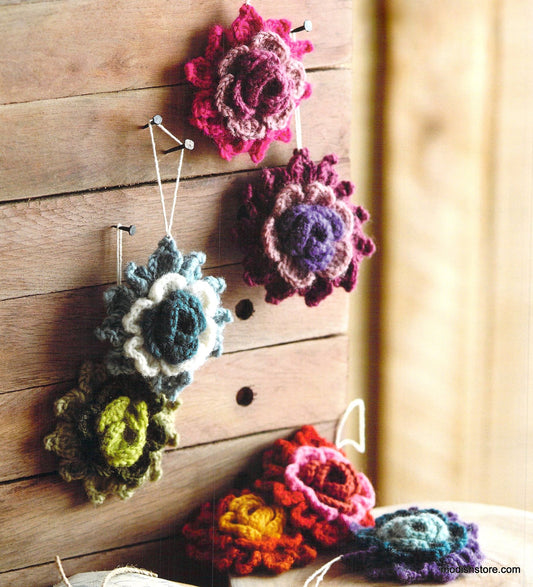 Roost Floret Crochet Ornaments