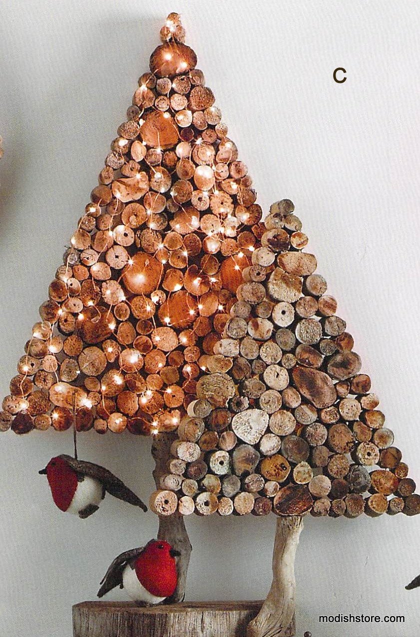 Roost Driftwood Slice Wall Wreaths & Trees