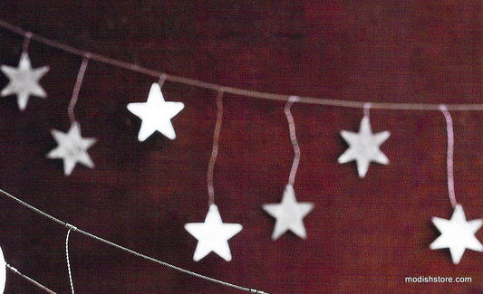 Roost Silver Star Garland