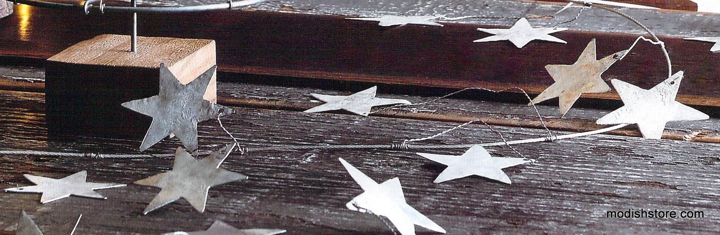 Roost Silver Star Garland