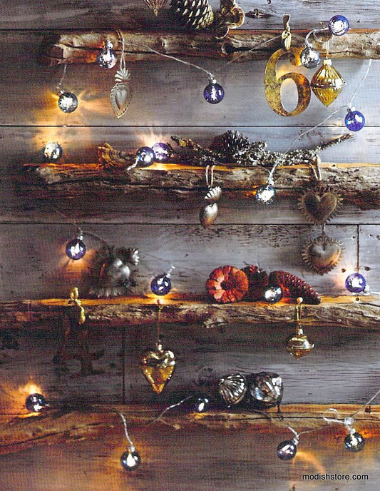 Roost Mercury Glass Orb Light Strands