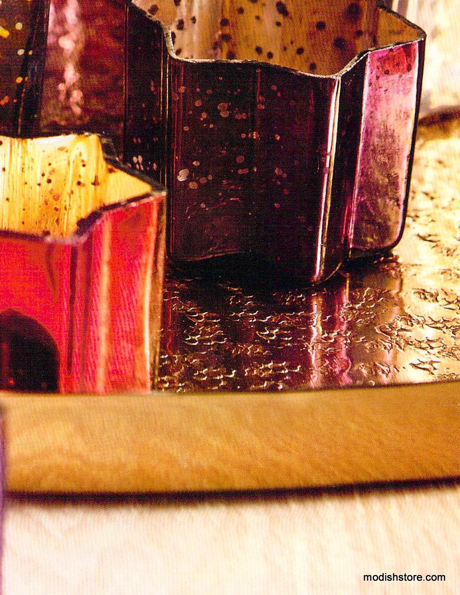 Roost Textured Brass Tray