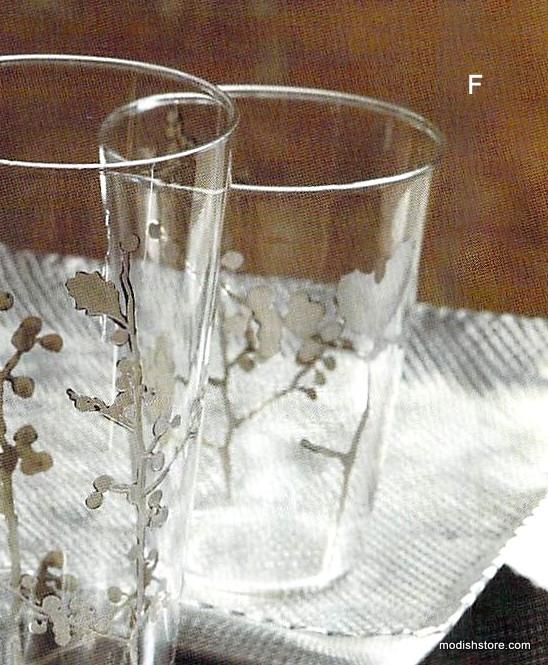 Roost Holly Berry Glasses - Set Of 6