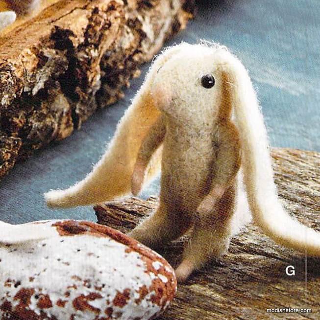 Roost Fishin Cat & Floppy-Ear Bunny Ornaments - Set Of 12