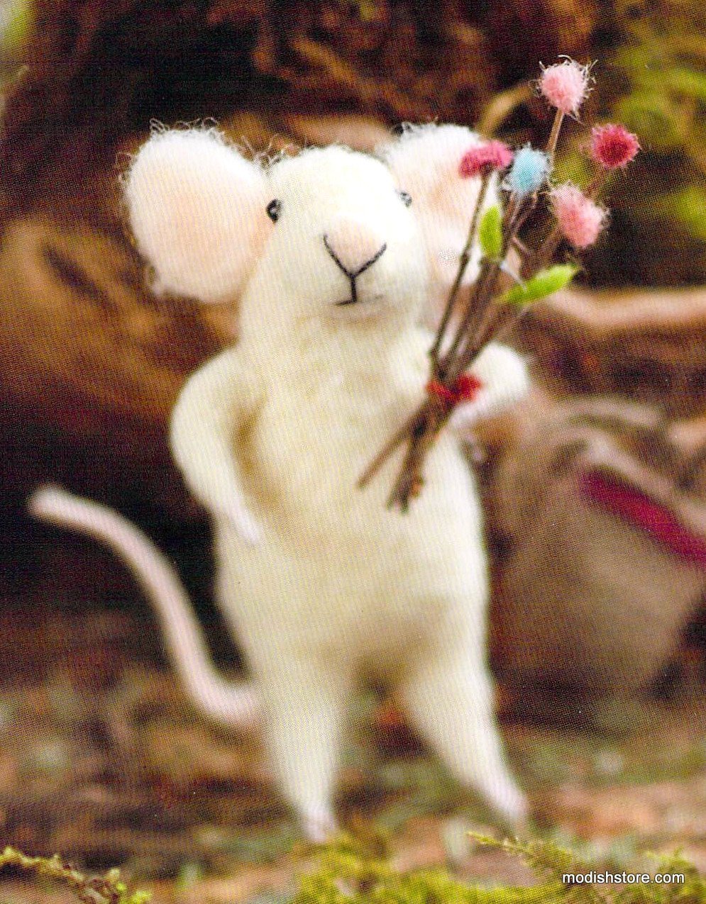 Roost Traveling Mice Ornaments -  Set Of 6