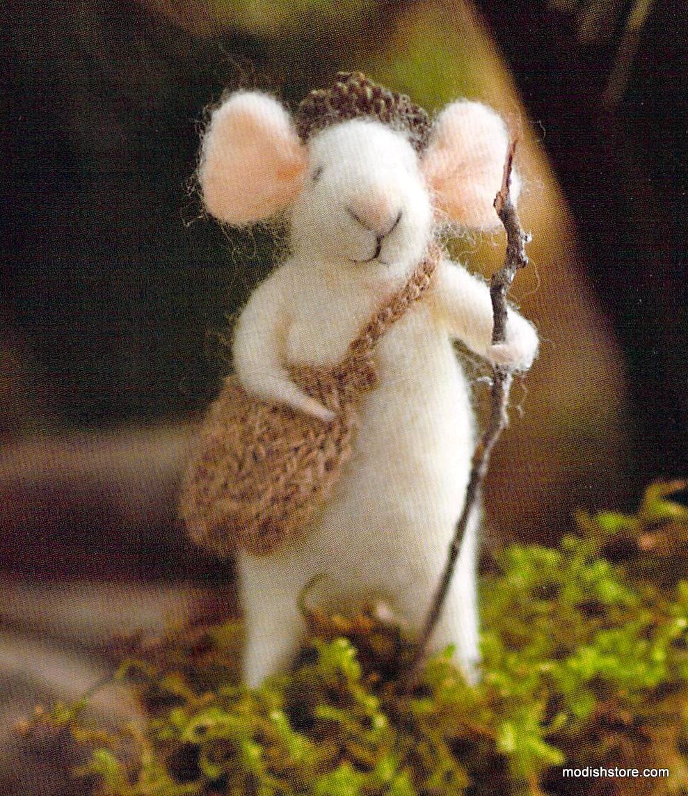 Roost Traveling Mice Ornaments -  Set Of 6