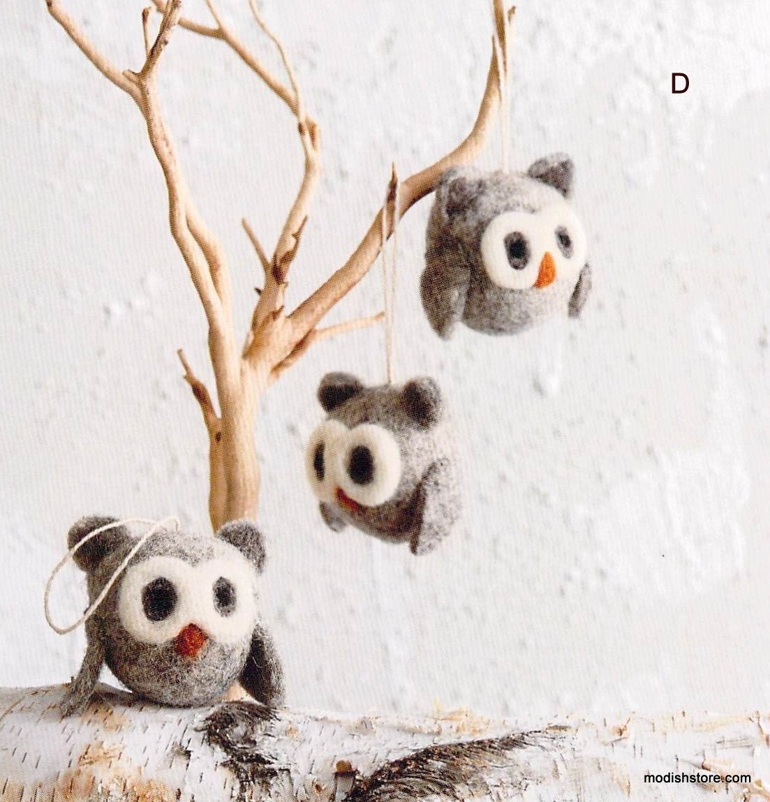 Roost Friendly Felt Ornaments