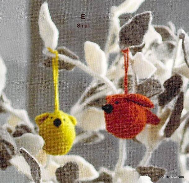 Roost Friendly Felt Ornaments