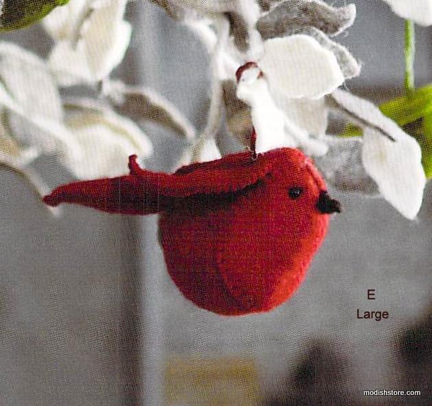Roost Friendly Felt Ornaments