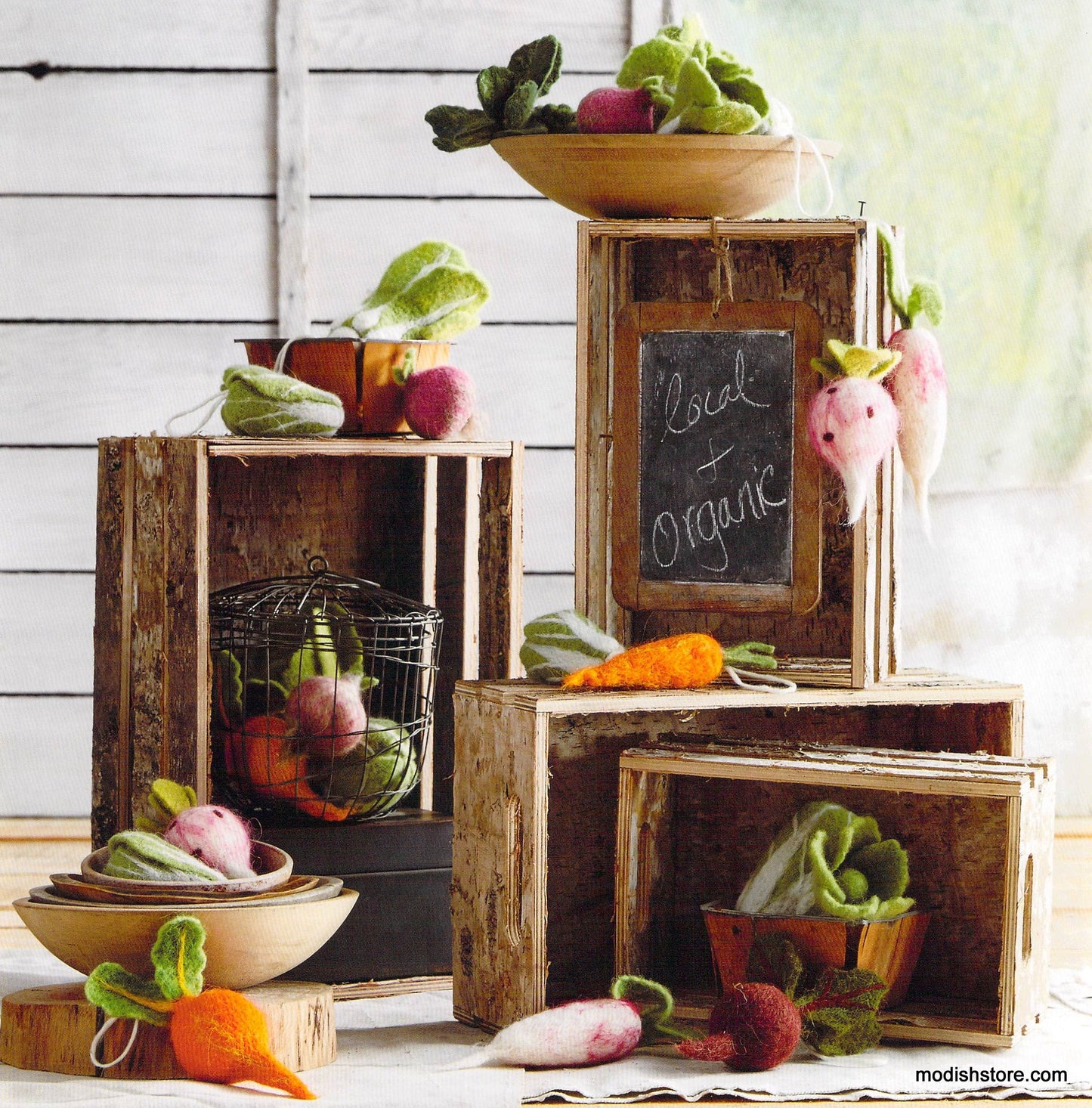 Roost Birch Nested Crates - Set Of 4