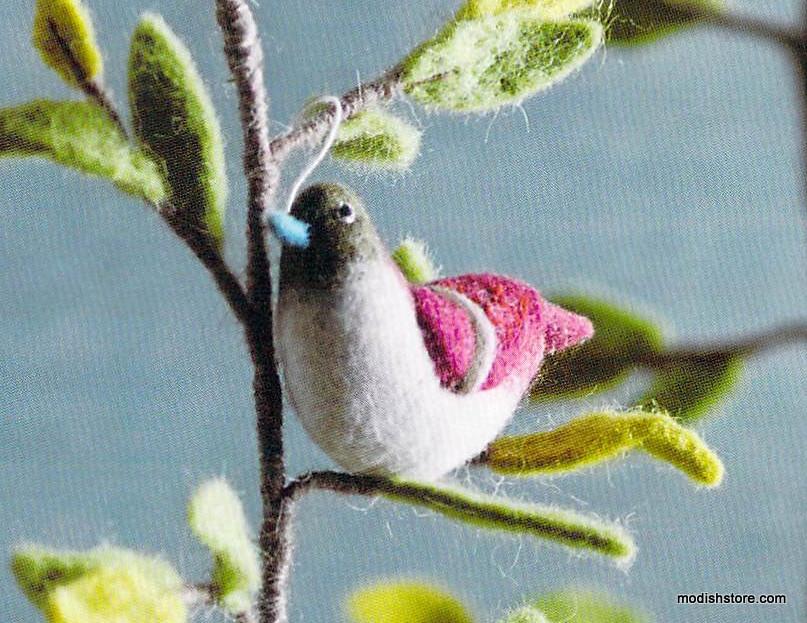 Roost Carnival Bird Ornaments & Nest of Eggs Ornament