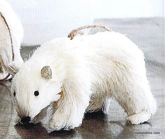 Roost Polar Bear Ornaments - Set Of 6