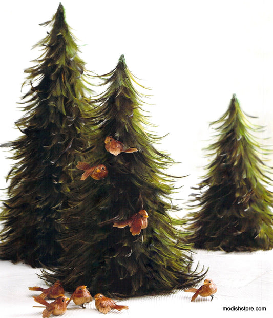 Roost Feather Trees - Set Of 2