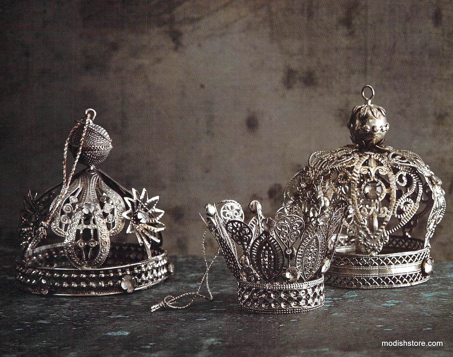 Roost Handmade Filigree Crowns - Set Of 6
