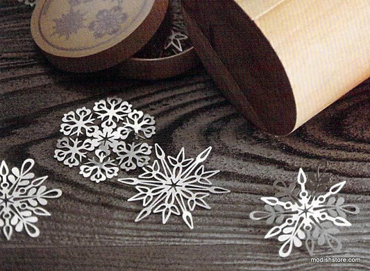 Roost Silver Snowflake Light Reflectors, Set/50