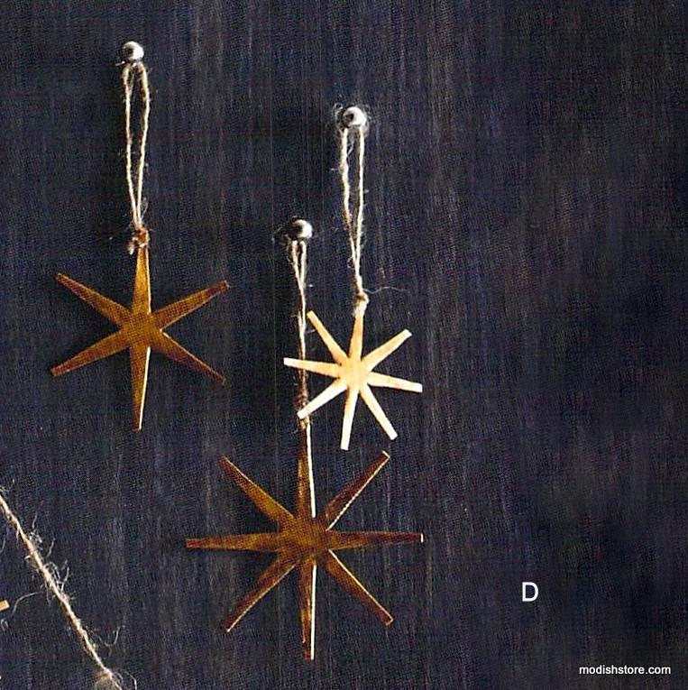 Roost Starburst Brass Ornaments & Garland