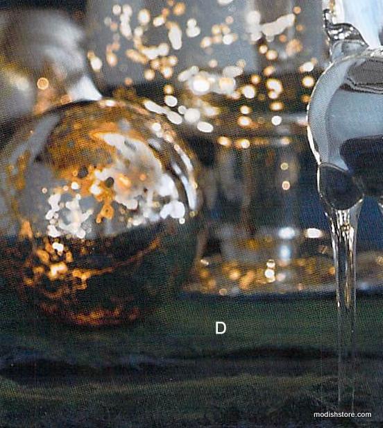Roost Mercury Glass Silver Orb Lights