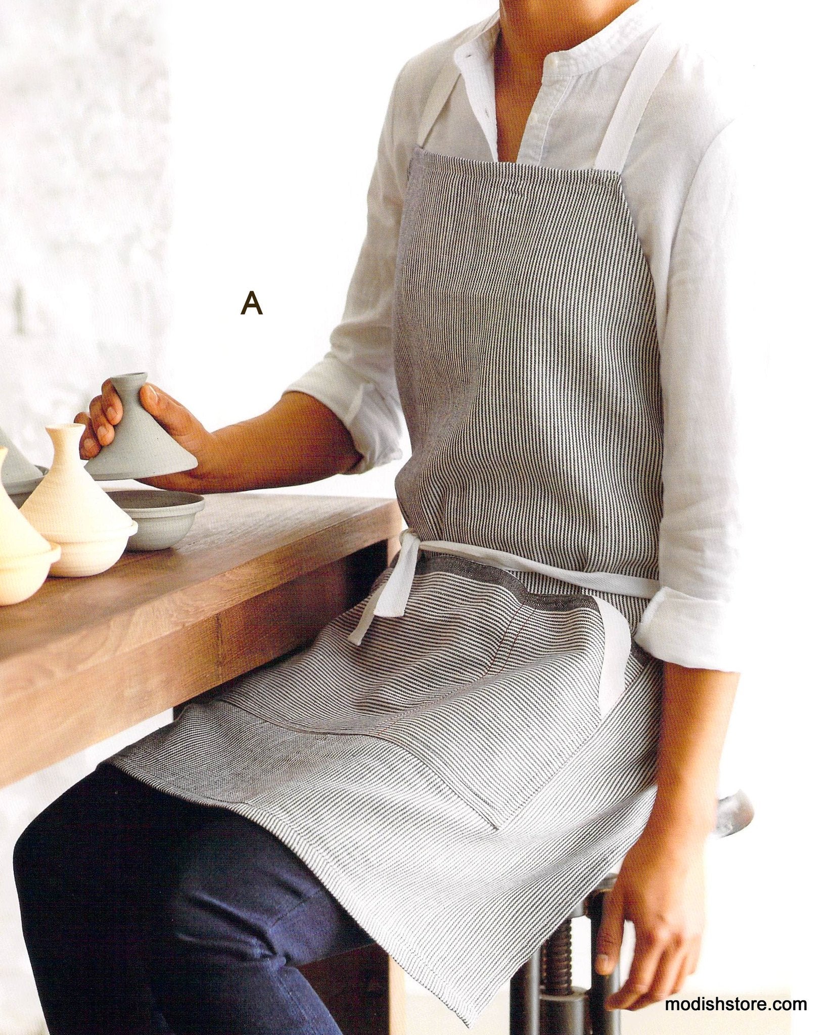 Roost Striped Apron & Dish Towels
