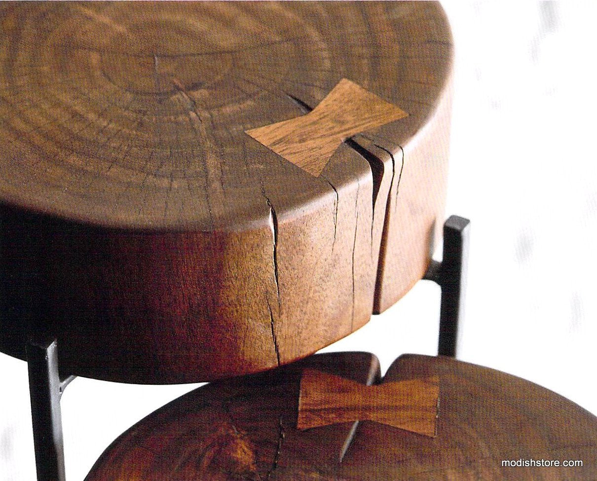 Roost Acacia Slab Side Tables