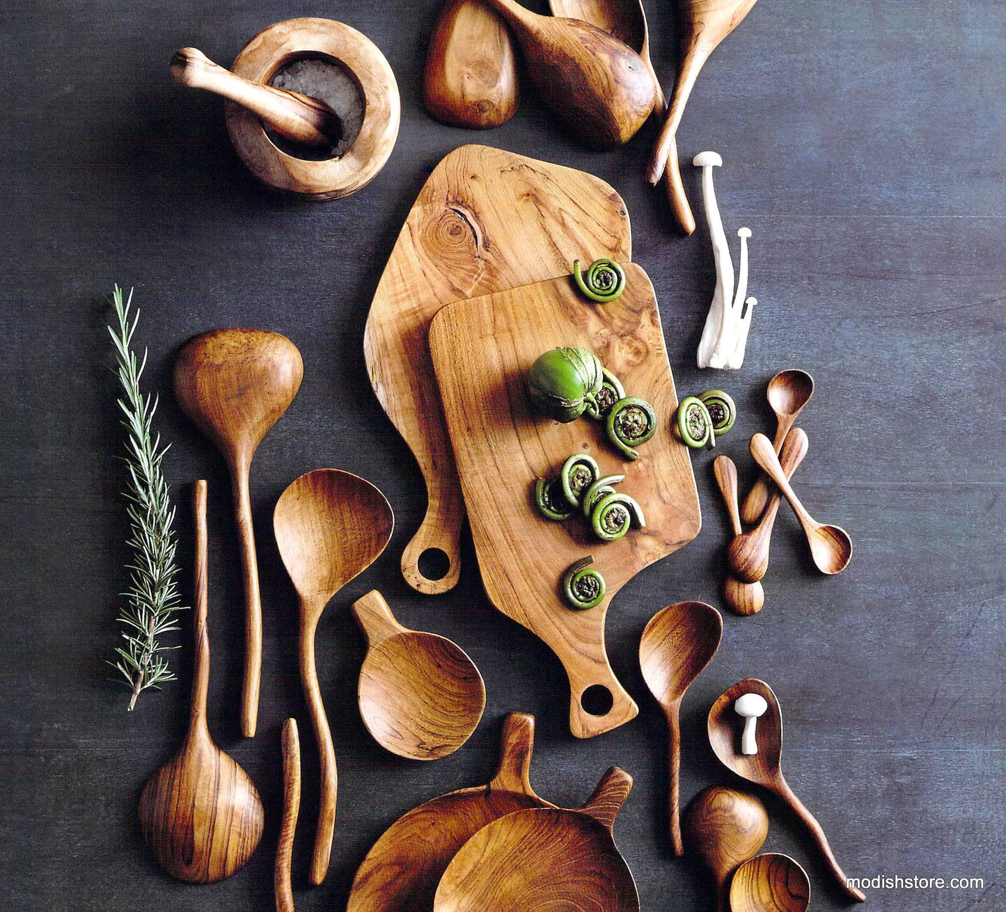 Roost Teak Wood Cutting Boards Centered