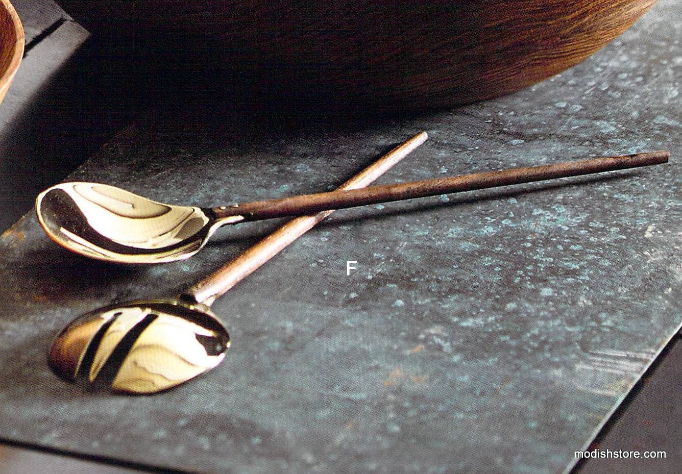 Roost Liquid Brass Serveware Collection