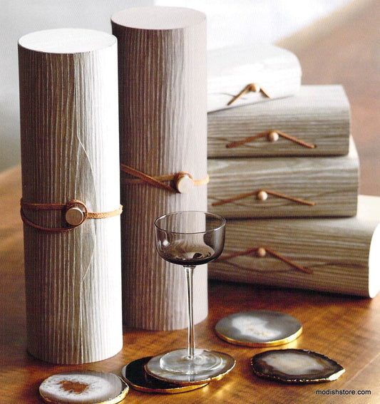 Roost Cerused Oak Wine Cylinders