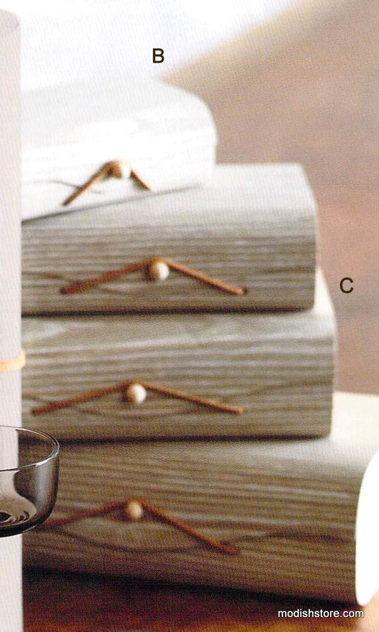 Roost Cerused Oak Gift Boxes