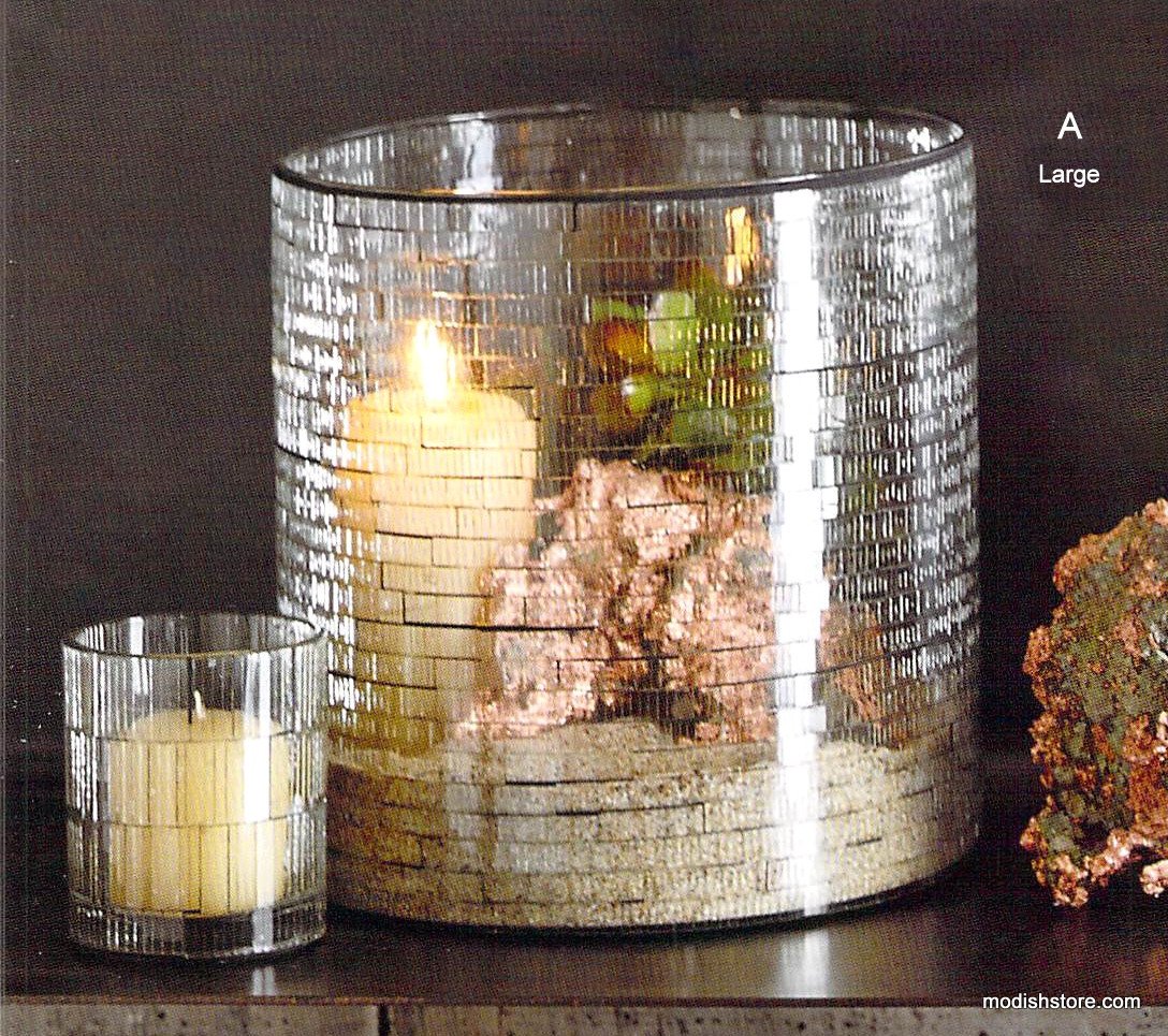 Roost Tessel Hurricanes & Votive Holder