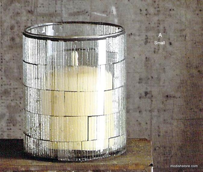 Roost Tessel Hurricanes & Votive Holder