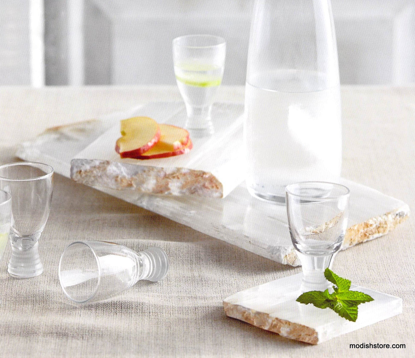 Roost Selenite Collection - Coasters - Serving Slab