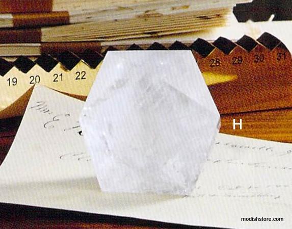 Roost Icosahedron Paperweight