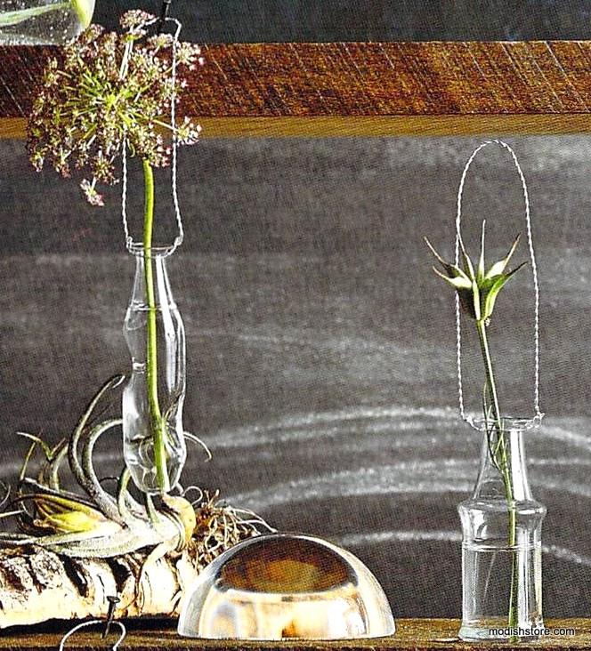 Roost Mini Glass Vases - Mouth Blown Vessels - Set of 12