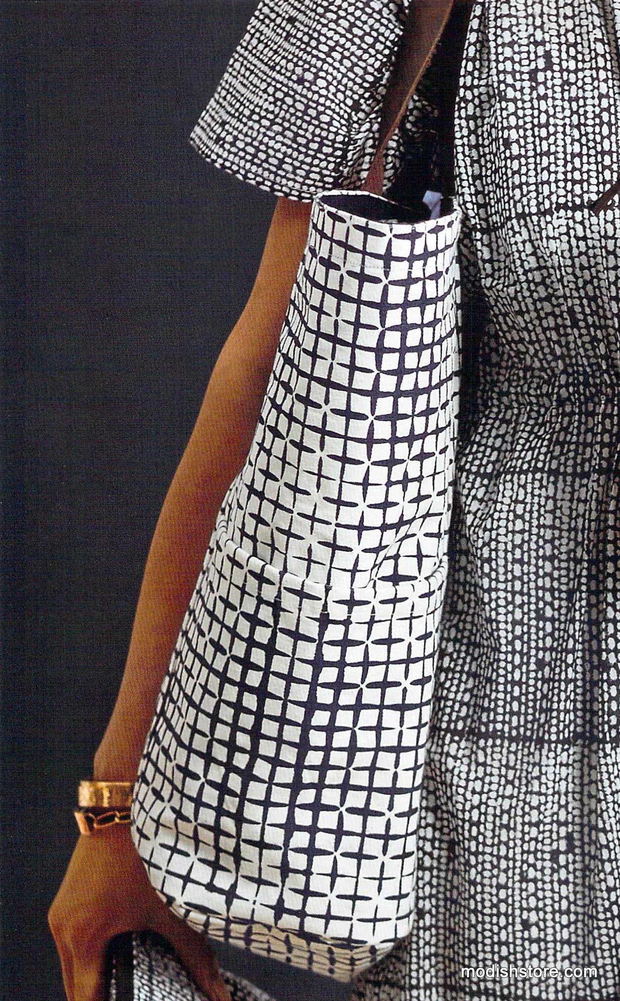 Roost Sumaya Tote Bags - Grid, Dots