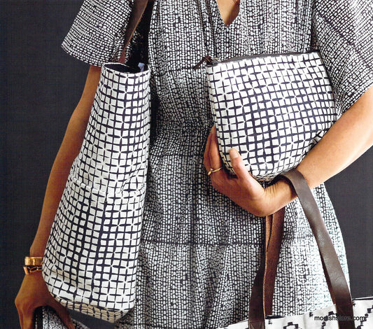 Roost Sumaya Caftans - Dots, Grids, Zig-Zag