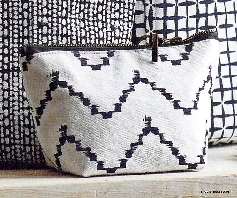 Roost Sumaya Small Pouches - Zig-Zag