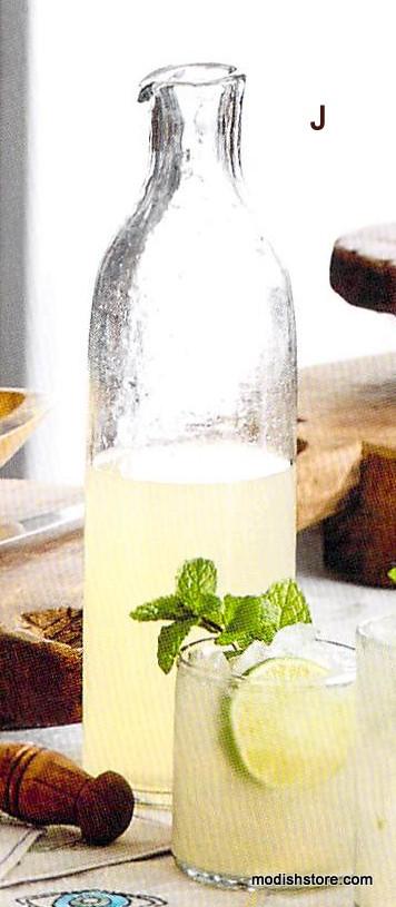 Roost Ripple Glass Carafe - Set Of 2