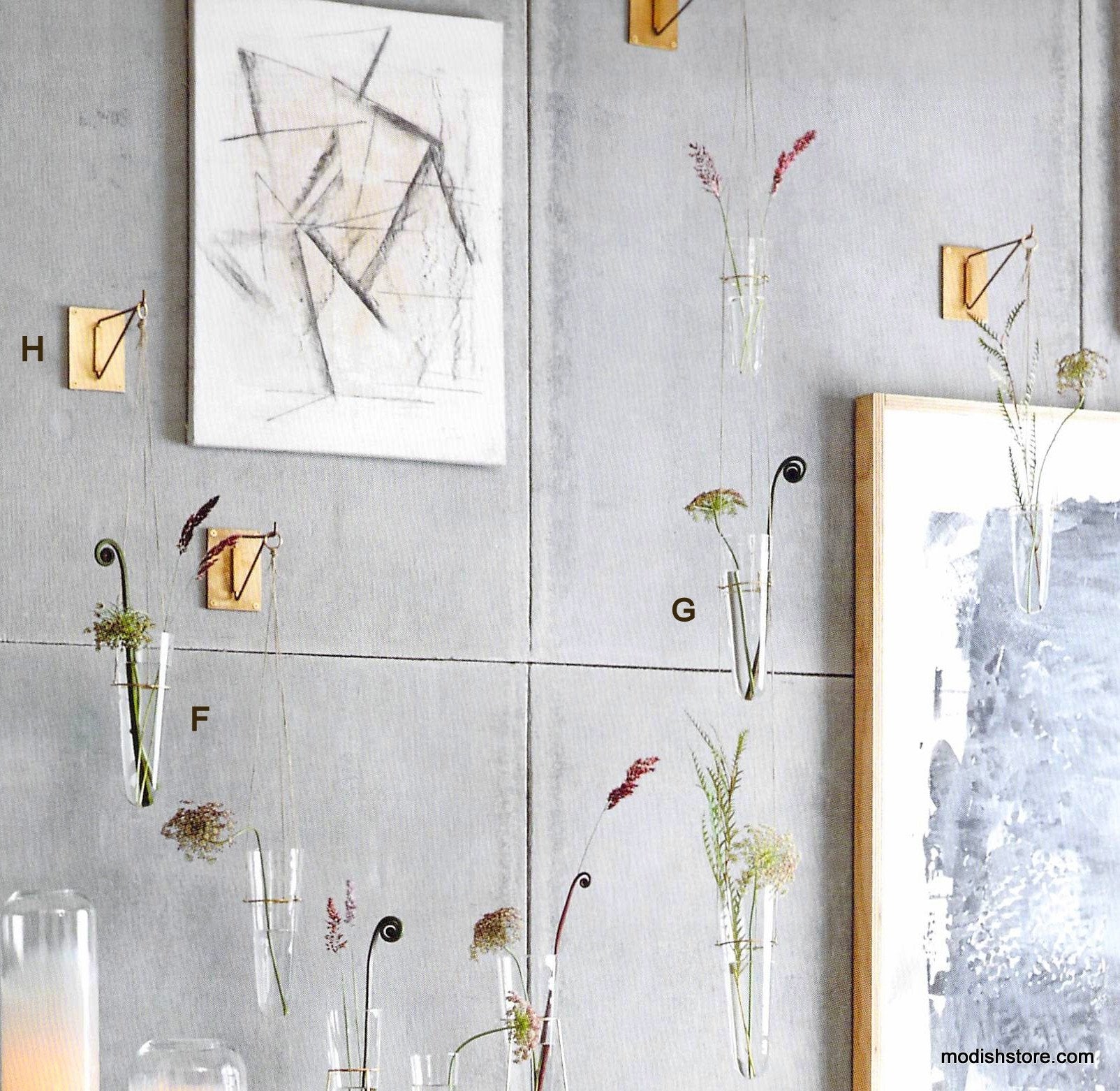 Roost Brass Ring Hanging Vases