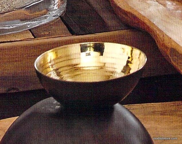 Roost Rippled Brass Bowls